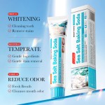 Hot 100g Sea Salt Baking Soda Herb Infused Whitening Toothpaste for Yellow Teeth Tartar Removal and Clean Teeth