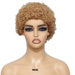 Wholesale Best-selling Short Curly Hair 100% Human Hair Small Curly Hair Fluffy for Black Woman in Stock