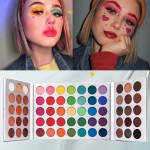 65 Colors Children's Eyeshadow Stage Show Make-up Eyeshadow Palette butterfly Heart Matte Glitter Eyeshadow