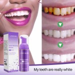 Multi-Purpose Teeth Whitening Mousse Effectively Removes Yellow Plaque Smoke Stain Freshens Breath-Color Corrector Accessory