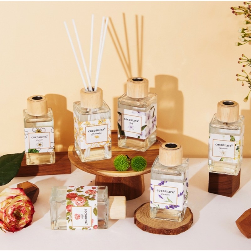 Floral Aromatherapy No Fire Aromatherapy Indoor Essential Oil Fresh air and Odor Removal Fragrance Accessories Wholesale