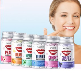 SADOER Solid Toothpaste Series Whitening, Removing Yellow and Cleaning Tartar