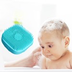 Safety Baby Soft Hair Shampoo Brush Bath Household Baby Pet Bath Artifact Massage Brush