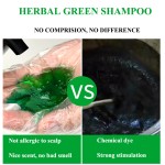 云南中草药染发剂黑头发膏转白转黑洗色润黑露