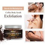 Coffee Scrub 120g Body Scrub Remove Dirt  Exfoliating Bath Cleaning 120ml