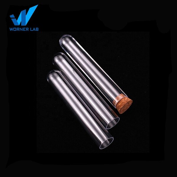 Test Tube Manufacturer - OEM Custom Plastic with Cork Stopper