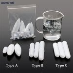 Magnetic Stirrer Bars Manufacturer - OEM Cheap Price PTFE Coated White