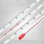 Laboratory Thermometer Factory - OEM Custom Red Liquid Dual Scale Glass