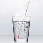 Laboratory Thermometer Factory - OEM Custom Red Liquid Dual Scale Glass