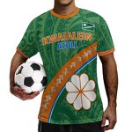 Men's Football Top Factory - OEM Exclusive Customization Polyester Print on Demand