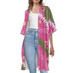 Women's Loose Cardigan Manufacturer - OEM Covers up Kimono Short Sleeve Beach Wear