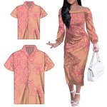 One Shoulder Dress Factory - OEM Elegant Custom Polynesian Tribal Wholesale Dresses