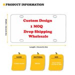 License Plates Factory - OEM Aluminium Alloy Retro Vintage Custom Number Print