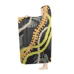 Hoodie Flannel Blanket Factory - OEM Maile Mokihana Lei Hoodie Custom Oversized