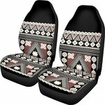 Car Seat Cover Manufacturer - OEM Polynesian Tribal Hawaii Red Tiare Print Custom