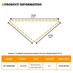 Pet Drool Towel Manufacturer - OEM Sustainable Washable Sublimated Dog Bandana