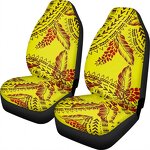 Interior Deco Items Factory - OEM Print on Demand Polynesian Tribal Blue Frangipani