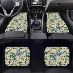 Custom Car Mats Manufacturer - OEM Drop ShippingMats 4 Pieces Grey Camouflage Pattern
