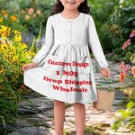 Girls Pleated Skirt Factory - OEM 2025 Hawaiian Style Custom Made Mokihana Lei Stretch