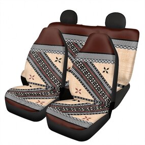 Universal Car Seat Covers Factory - OEM Print on Demand Polynesian Tribal Samoa Retro