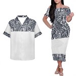 Polynesian Clothing Manufacturer - OEM Polynesian Tribal Hawaiian Pink Hibiscus Flower