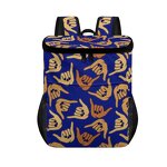 Ice Pack Backpack Factory - OEM Print on Demand Shaka Hand Sign Design Family Outdoor