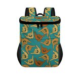 Ice Pack Backpack Factory - OEM Print on Demand Shaka Hand Sign Design Family Outdoor