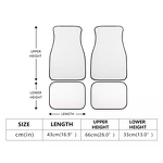 New Rubber Floor Mats Manufacturer - OEM Print on Demand Mats 4 Pieces Universal 2022