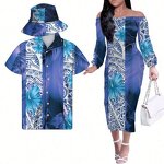 Couple Outfit Factory - OEM Polynesian Style Sublimation Print Fisherman Hats Samoan
