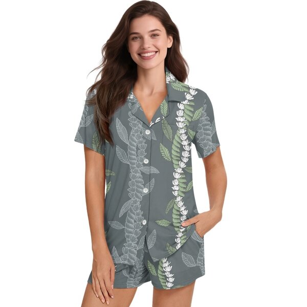 Ladies Pajama Set Manufacturer - OEM 2025 New Hot Sale MaileLei Culture Short Sleeve