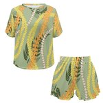 Hawaiian Style Shorts Set Manufacturer - OEM Custom Casual Shorts Short-sleeved Top