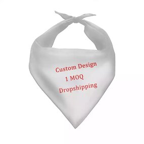 Pet Drool Towel Manufacturer - OEM Sustainable Washable Sublimated Dog Bandana