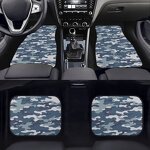 Custom Car Mats Manufacturer - OEM Drop ShippingMats 4 Pieces Grey Camouflage Pattern