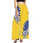 Wide Leg Pants Manufacturer - OEM Women Polynesian Custom Puletasi Style High Waist