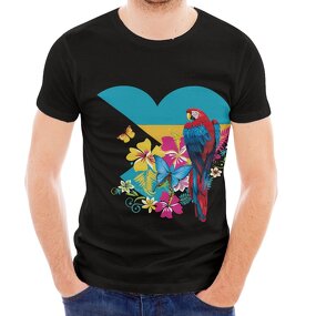 Bahamas T-Shirt Factory - OEM With Logo Custom Pattern for Printing on Demand Summer