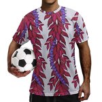 Football Uniform Manufacturer - OEM Customizable Team Maile Puakenikeni Print Jersey