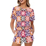 Hawaiian Fabrics Clothing Factory - OEM Dropshipping Loose Plus Size Women's Home Wear