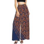 Wide Leg Pants Manufacturer - OEM Women Polynesian Custom Puletasi Style High Waist