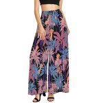 Wide Leg Pants Manufacturer - OEM Women Polynesian Custom Puletasi Style High Waist