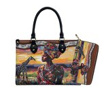 African American Afro Handbag Manufacturer - OEM Print on Demand Custom Ladies Pu Handbag