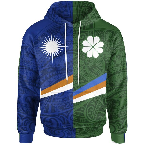 Oversize Hoodie Manufacturer - OEM Hot Selling Polynesian Marshall Islands Kwajalein