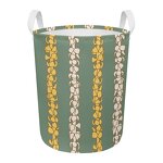 Waterproof Laundry Basket Manufacturer - OEM Exclusive Customization Hawaiian Fashion Puakenikeni