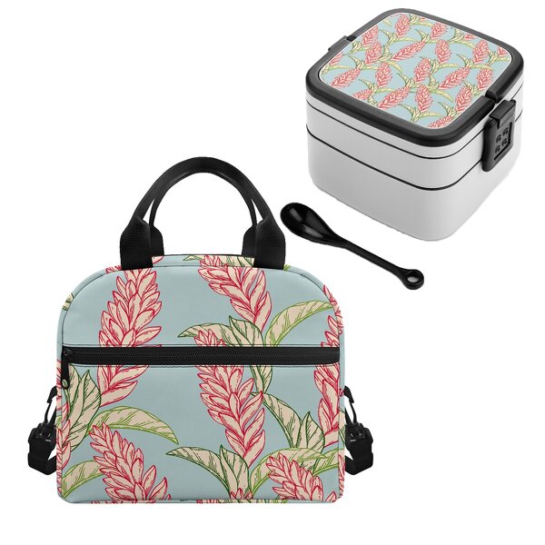 Lunch Tote and Bento Box Manufacturer - OEM Print on Demand Plants Gingers Flower Alpinia