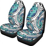 Universal Car Seat Covers Manufacturer - OEM Print on Demand Polynesian Tribal Niue