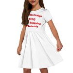 Kids Dresses for Girls Factory - OEM Wholesale Polyester Children's Custom Print Skirts