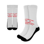 Crew Sport Socks Factory - OEM Hot Sale Polynesian Samoan Tribal Printed Winter Warm