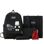 School Backpack Set Manufacturer - OEM Custom Cartoon Bear 5pcs Set