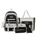 School Backpack Set Factory - OEM Direct Large Capacity Canvas Cartoon