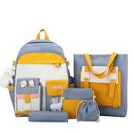 School Backpack Set Manufacturer - OEM Custom Four-Piece Waterproof Laptop