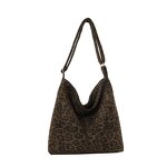 Messenger Bag Factory - OEM Custom Women's Leopard Print Open Zipper